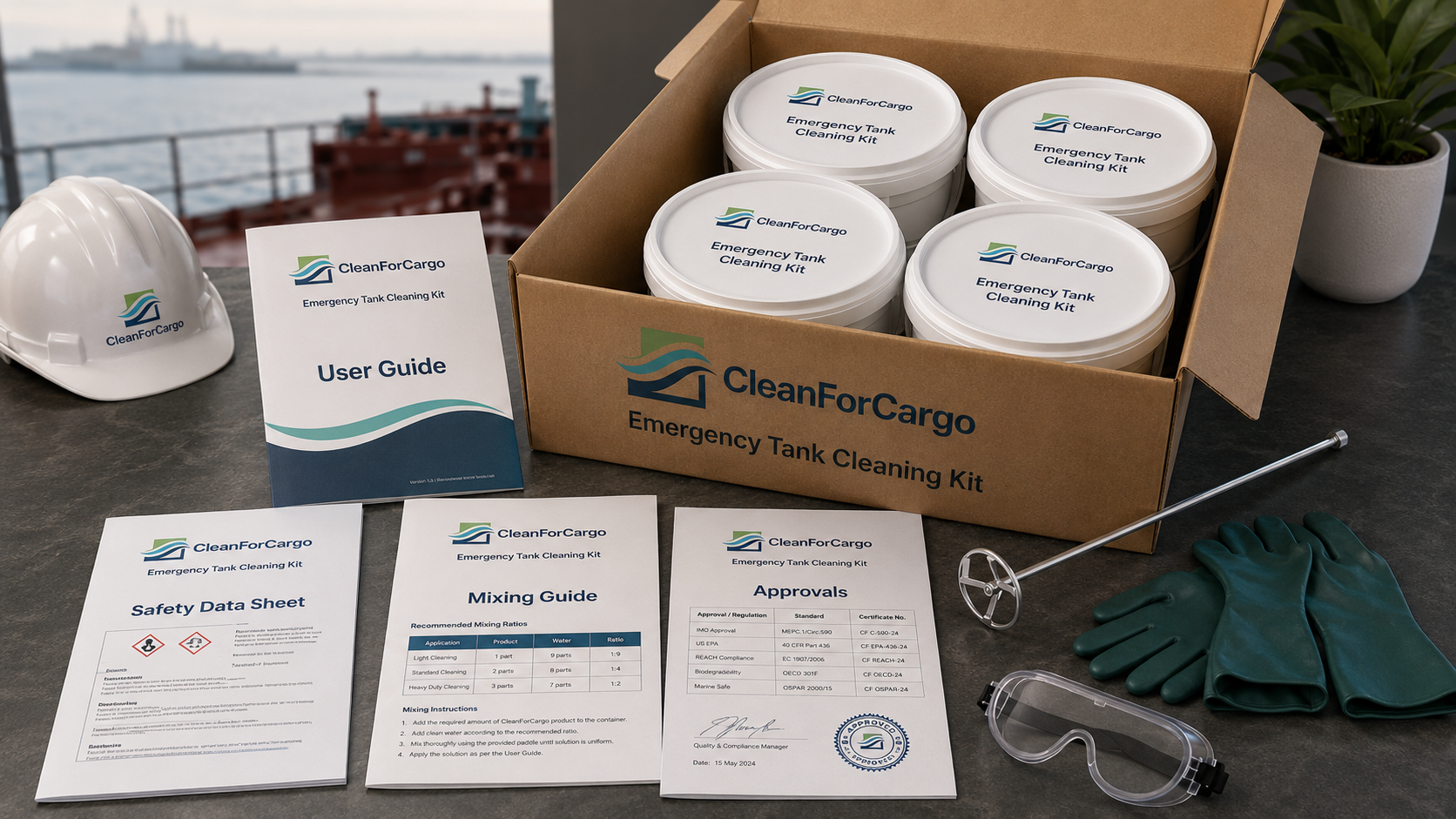 CleanForCargo approvals and documentation